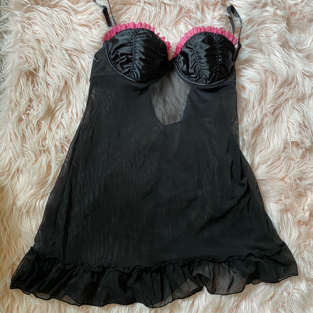 Silk/Mesh Lingerie